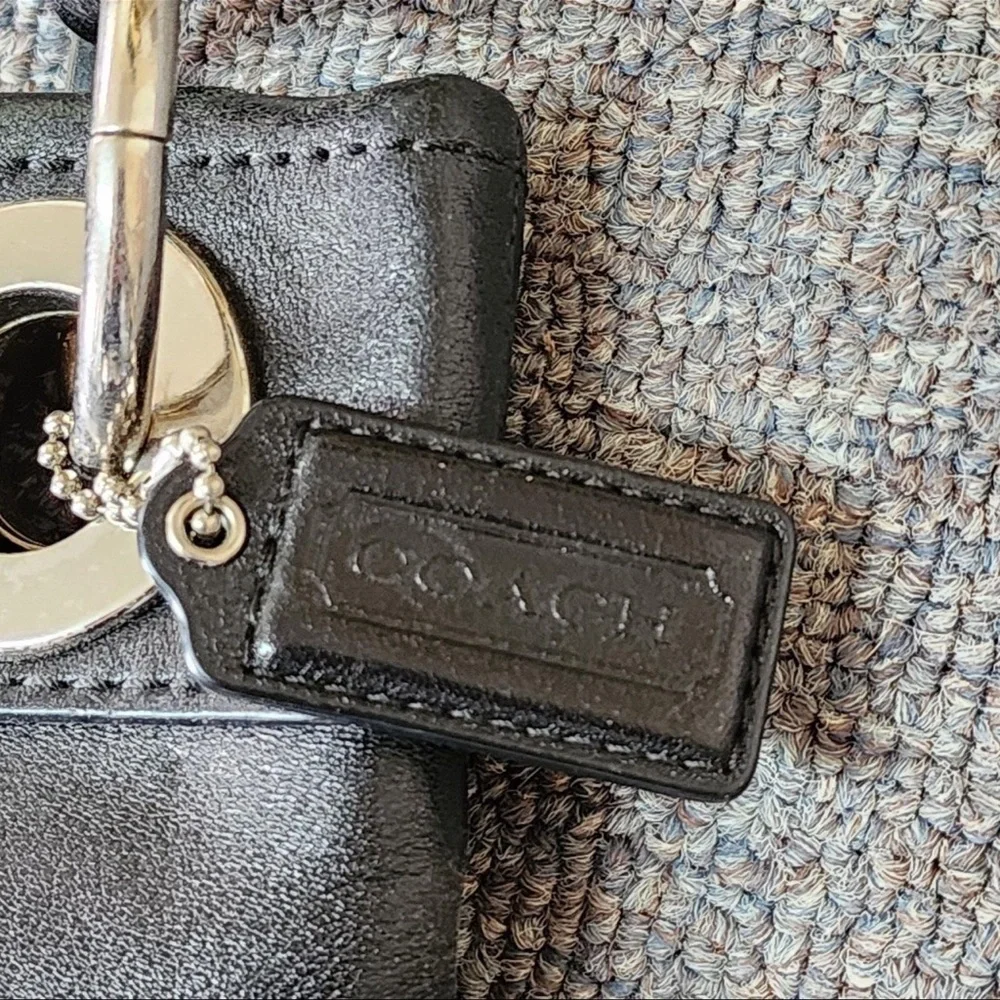 Coach Black Ashley Hippie Shoulder Bag with Crossbody Strap
